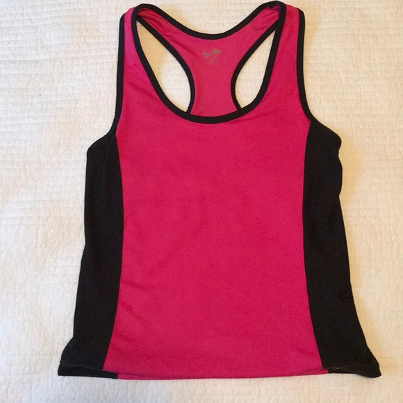 Champion Tops Champion Pink Workout Tank With Shelf Bra Poshmark